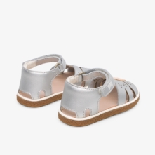 Camper Twins Kids Sandals US-32069 Silver USA